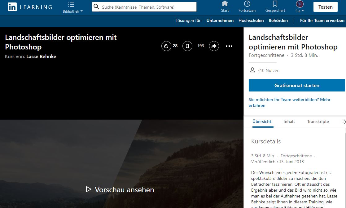 My Videotrainings for LinkedIn Learning